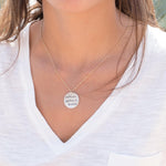 Hand Stamped Disk ~  Sterling Silver - Maresia Jewelry