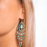 Joix Chandelier Earrings ~Gold Plated ~ SME093 - Maresia Jewelry
