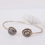 Labradorite Adjustable Bracelet ~ Sterling Silver 925 ~ MB008 - Maresia Jewelry