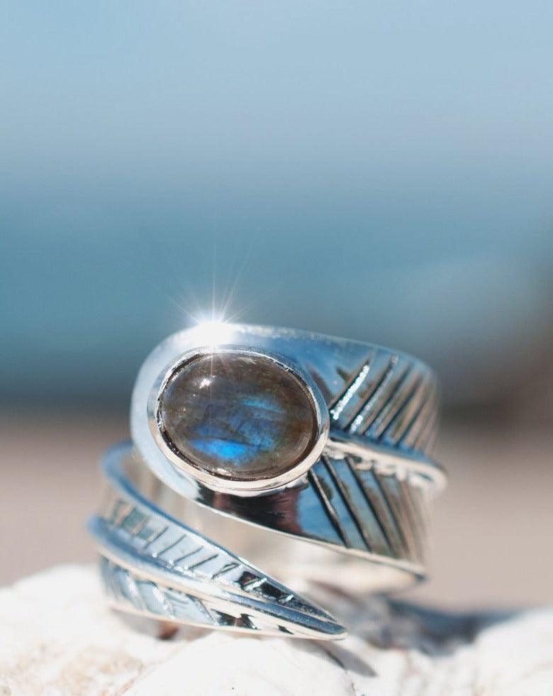 Outlets Unique 925 Sterling Labradorite Ring