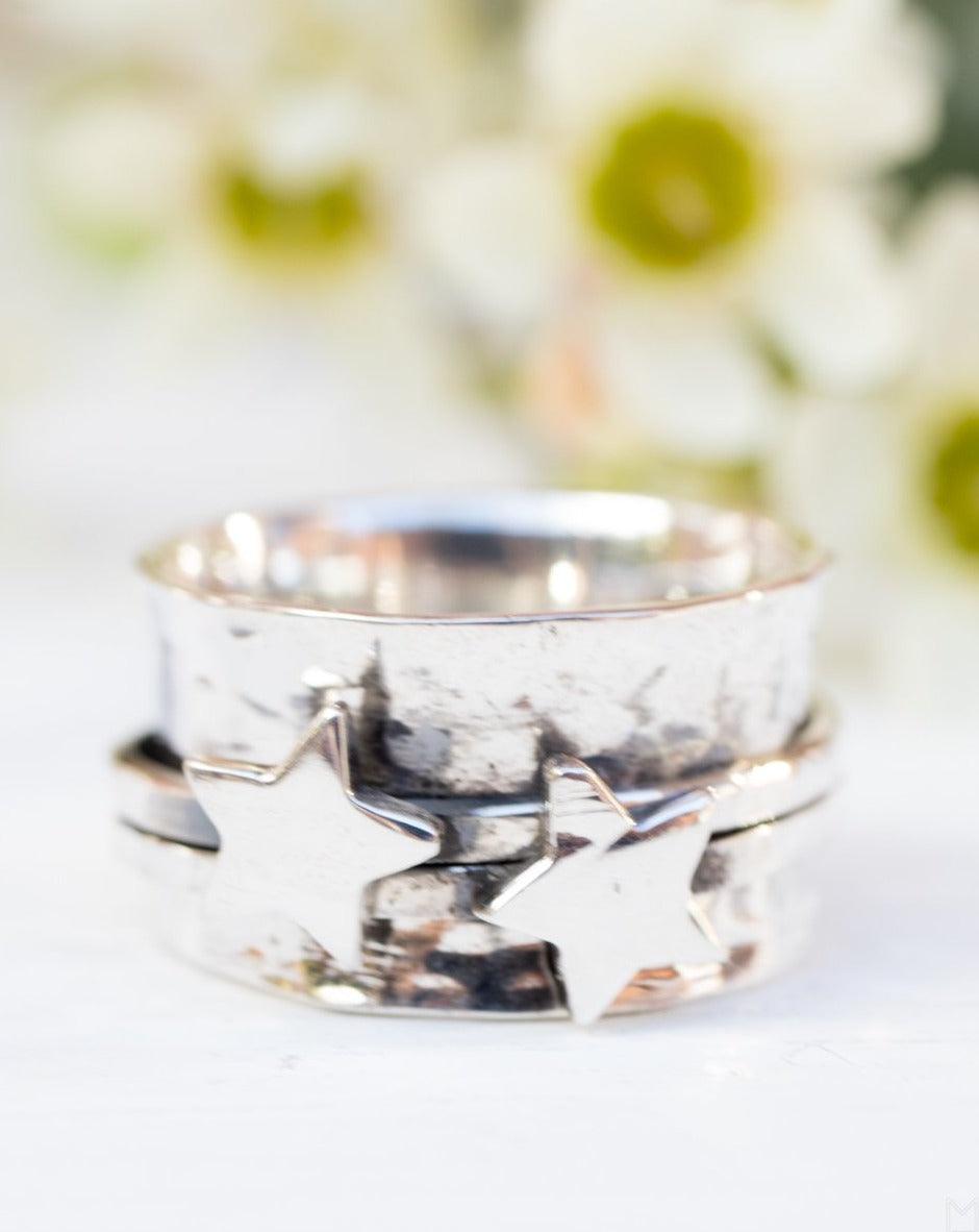 Spinner Ring ~Sterling Silver 925 ~ MS007 - Maresia Jewelry