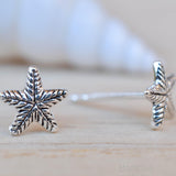 Starfish Stud Earrings ~ Sterling Silver 925 ~ SME083 - Maresia Jewelry
