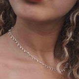 Sterling Silver 925 or Gold Vermeil Choker ~ Jewelry ~ Gift For Her ~ Minimalist~ Handmade~ Thin Chain~ Delicate ~Layered~MN111