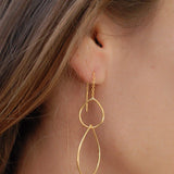 Threader Earrings ~18k Gold Vermeil ~ ME023 - Maresia Jewelry