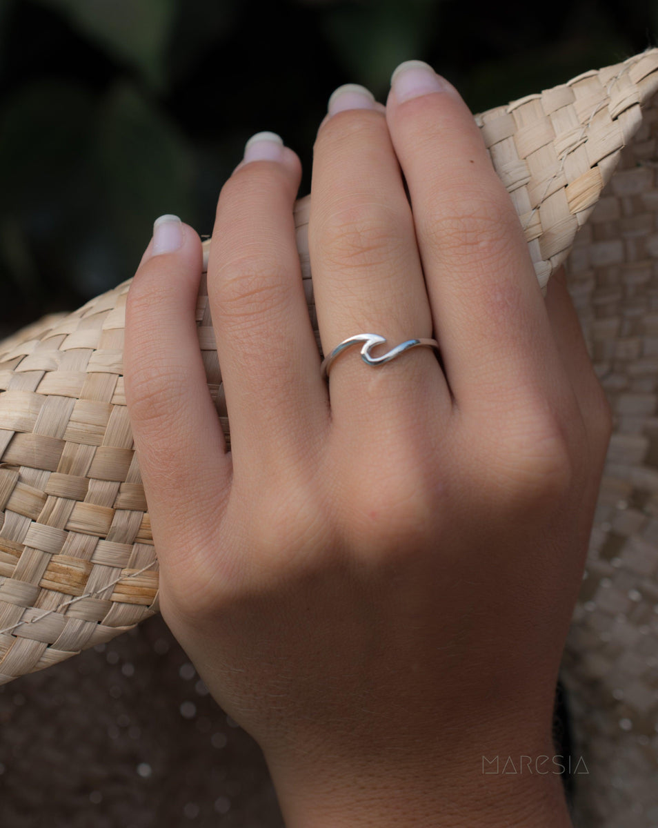 TATIANA☆[Silver925] Wavelet Ring Designer fashion, Seoul-fully created | W Concept