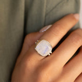 Alice Moonstone Ring ~ Sterling Silver 925 ~MR109 **Best Seller**