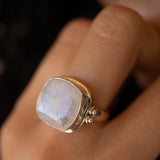 Alice Moonstone Ring ~ Sterling Silver 925 ~MR109 **Best Seller**