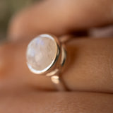 Moonstone ~ Ring ~ Sterling Silver 925 ~ MR129 - Maresia Jewelry