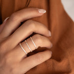 Textured Ring ~ Sterling Silver 925 ~MR145A - Maresia Jewelry