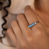 Carine Ring ~Labradorite ~ Sterling Silver 925 ~ MR228