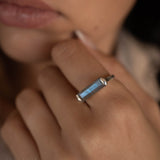 Carine Ring ~Labradorite ~ Sterling Silver 925 ~ MR228