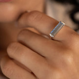 Carine Ring ~Labradorite ~ Sterling Silver 925 ~ MR228