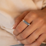 Carine Ring ~Labradorite ~ Sterling Silver 925 ~ MR228