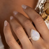 Floripa Moonstone Ring ~ Sterling Silver 925 ~ MR247