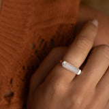 Carine Ring ~ Moonstone ~ Sterling Silver 925 ~ MR233