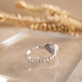 Tulum Rainbow Labradorite Ring ~ Sterling Silver 925 ~ MR257