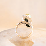 Double Turquoise Ring ~ Sterling Silver 925 ~ MR373