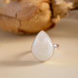 Floripa Moonstone Ring ~ Sterling Silver 925 ~ MR247