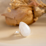 Floripa Moonstone Ring ~ Sterling Silver 925 ~ MR247
