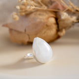 Floripa Moonstone Ring ~ Sterling Silver 925 ~ MR247