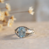 Blue Topaz Ring ~ Sterling Silver 925 ~MR094