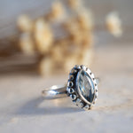 Maui Ring ~ Blue Topaz ~ Sterling Silver 925 ~MR093 - Maresia Jewelry