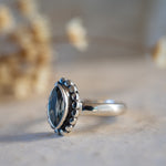 Maui Ring ~ Blue Topaz ~ Sterling Silver 925 ~MR093 - Maresia Jewelry