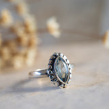 Maui Ring ~ Blue Topaz ~ Sterling Silver 925 ~MR093 - Maresia Jewelry