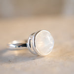 Moonstone ~ Ring ~ Sterling Silver 925 ~ MR129 - Maresia Jewelry