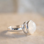Moonstone ~ Ring ~ Sterling Silver 925 ~ MR129 - Maresia Jewelry