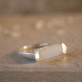 Carine Ring ~ Moonstone ~ Sterling Silver 925 ~ MR233