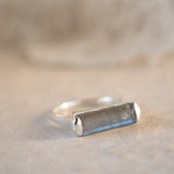Carine Ring ~Labradorite ~ Sterling Silver 925 ~ MR228
