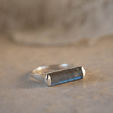 Carine Ring ~Labradorite ~ Sterling Silver 925 ~ MR228