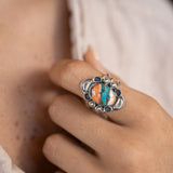 Spiny Oyster Ring~ Turquoise ~ Sterling Silver 925 ~ MR284 - Maresia Jewelry