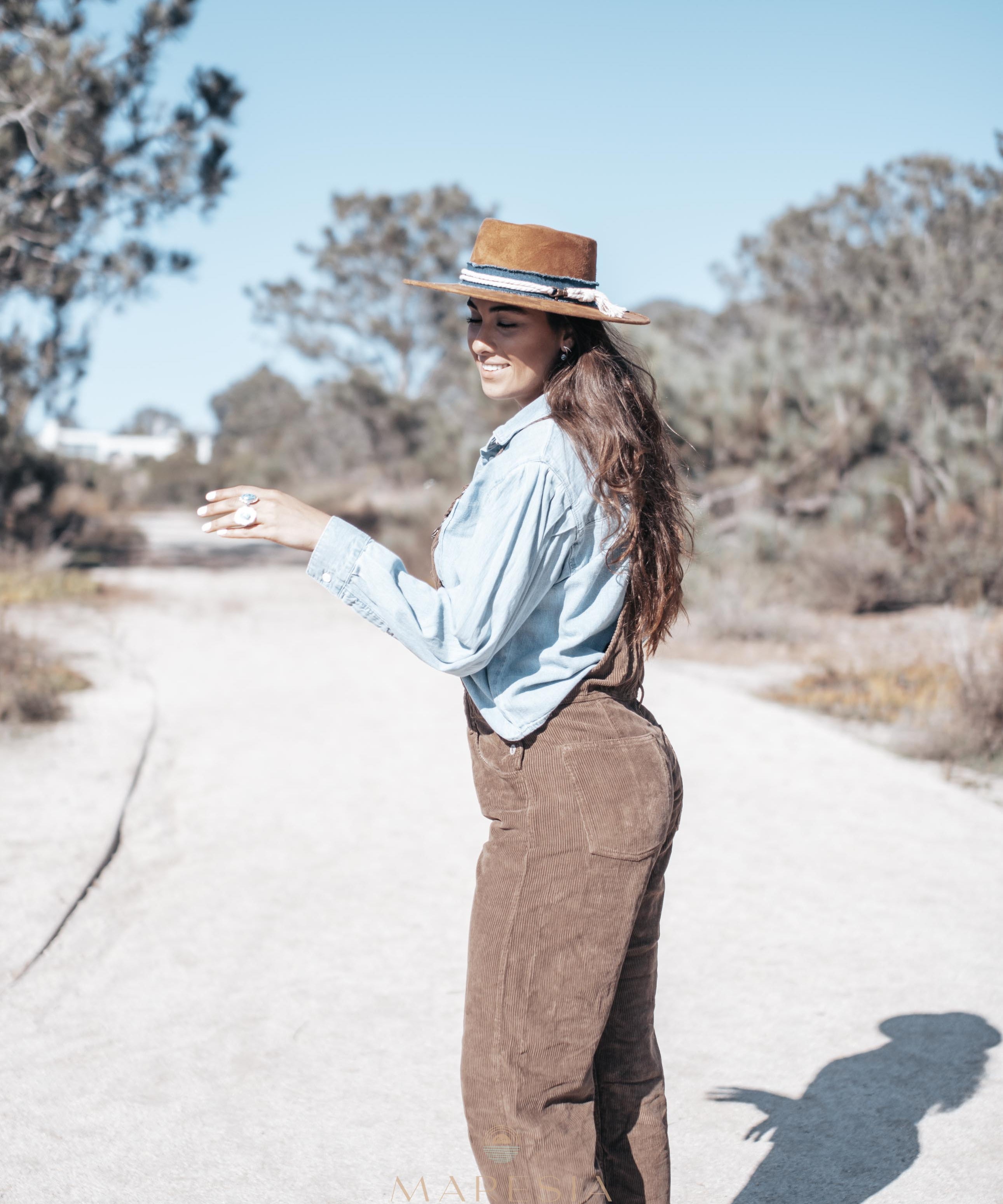 Fabiola Hat ~ Suede ~ MH019