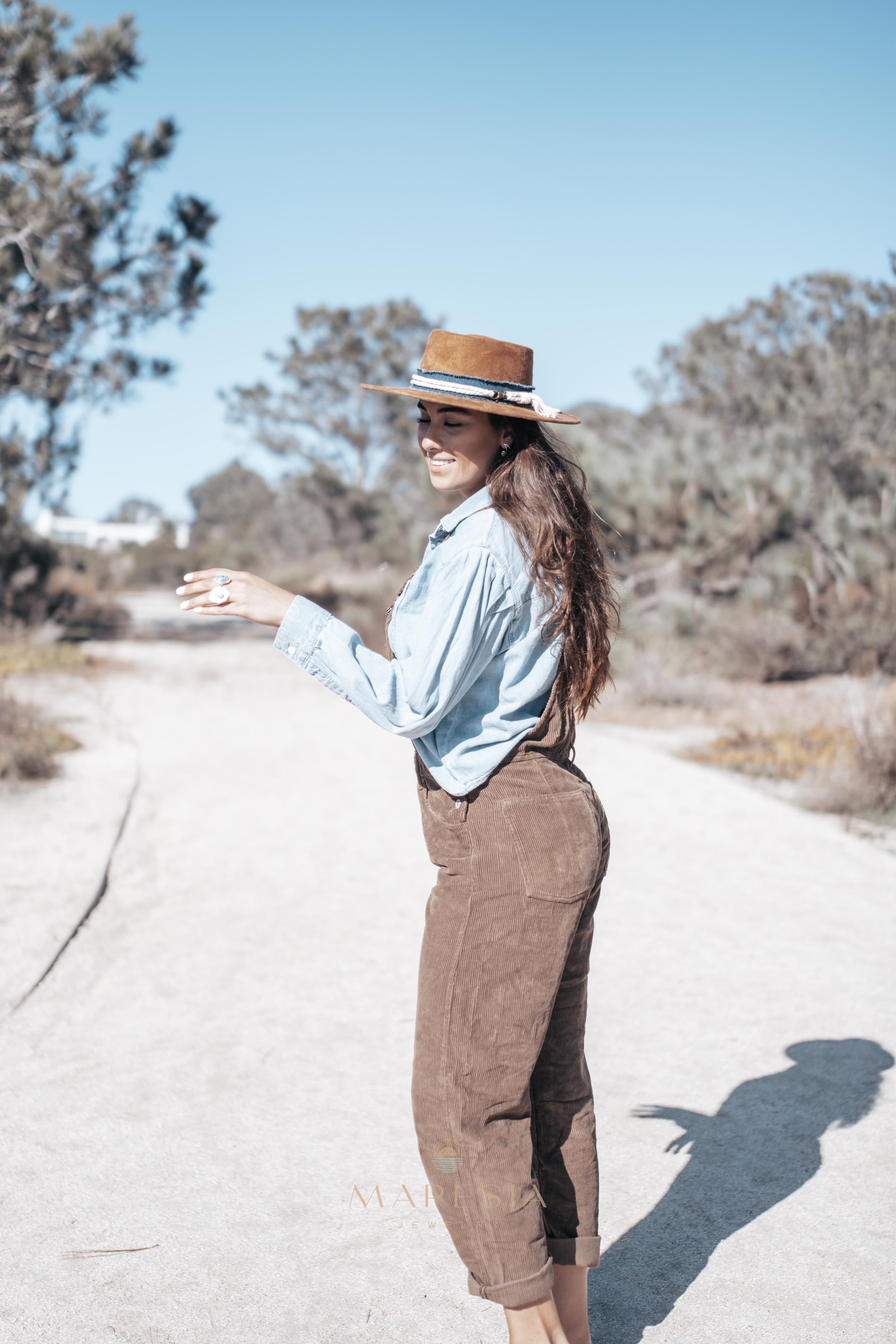 Fabiola Hat ~ Suede ~ MH019