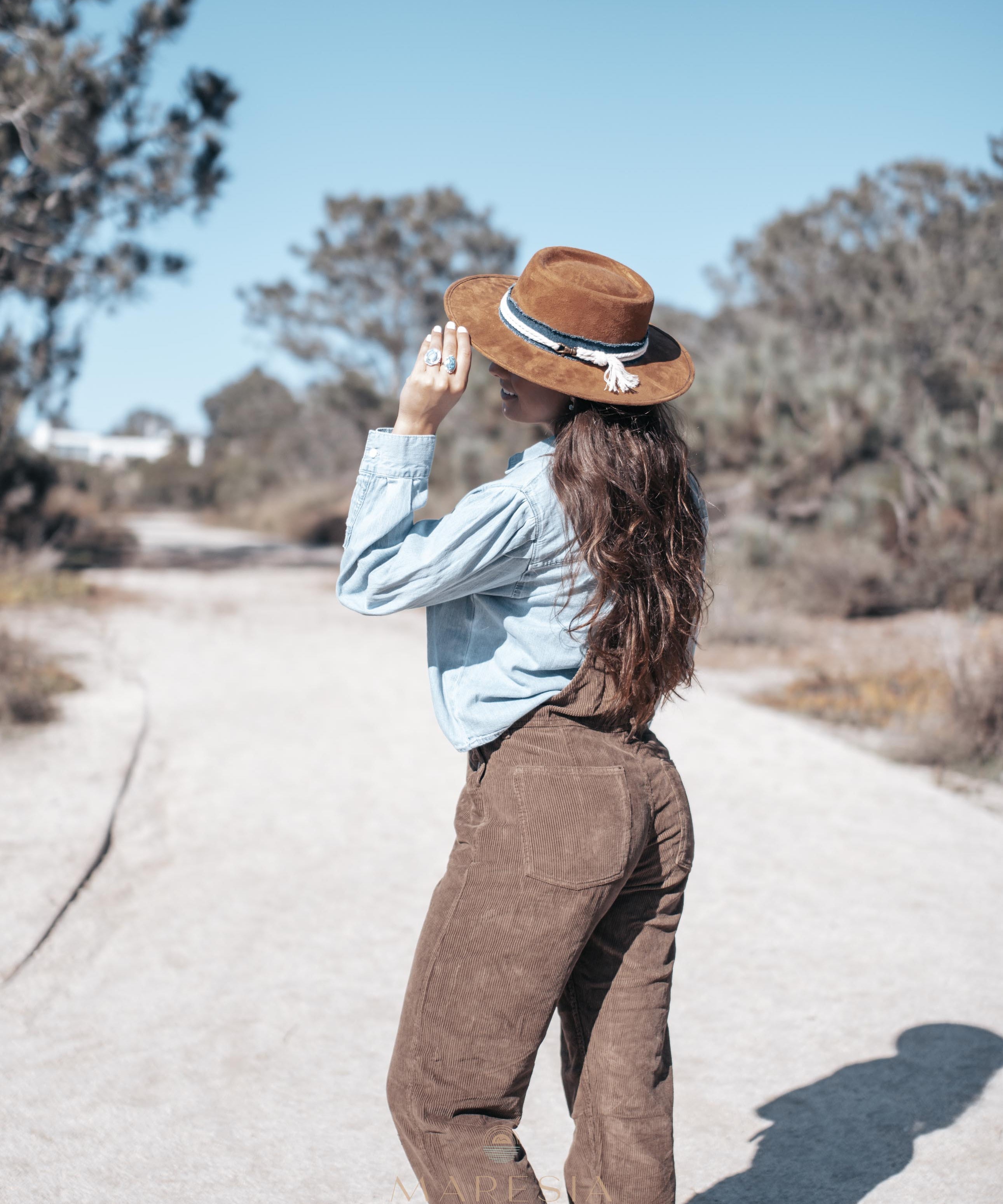 Fabiola Hat ~ Suede ~ MH019
