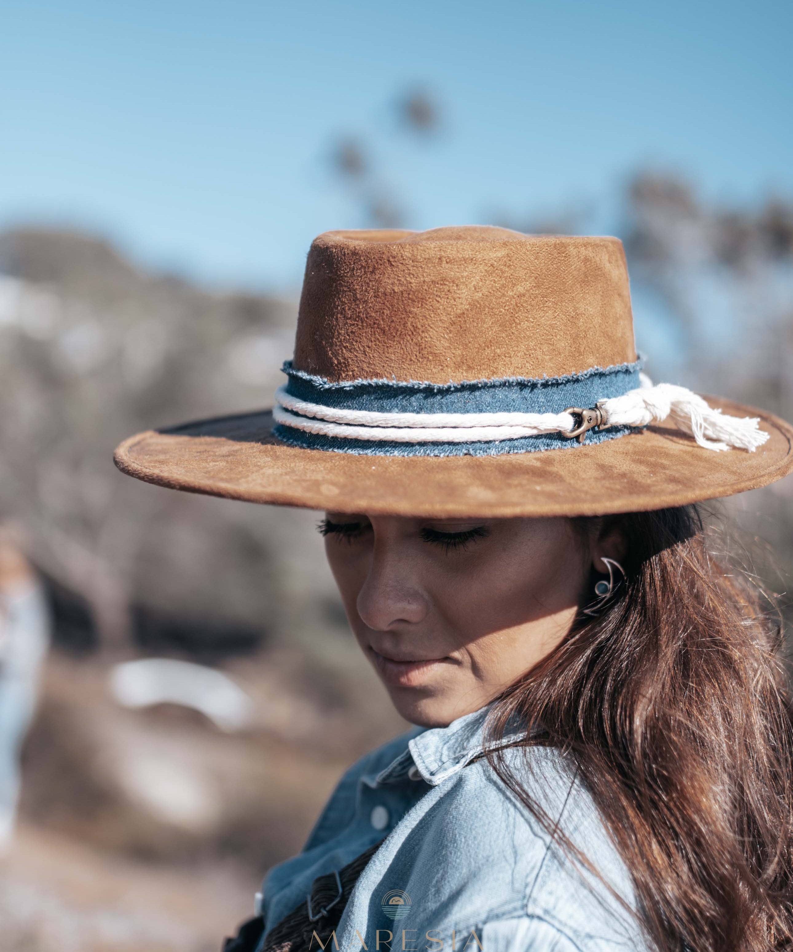 Fabiola Hat ~ Suede ~ MH019