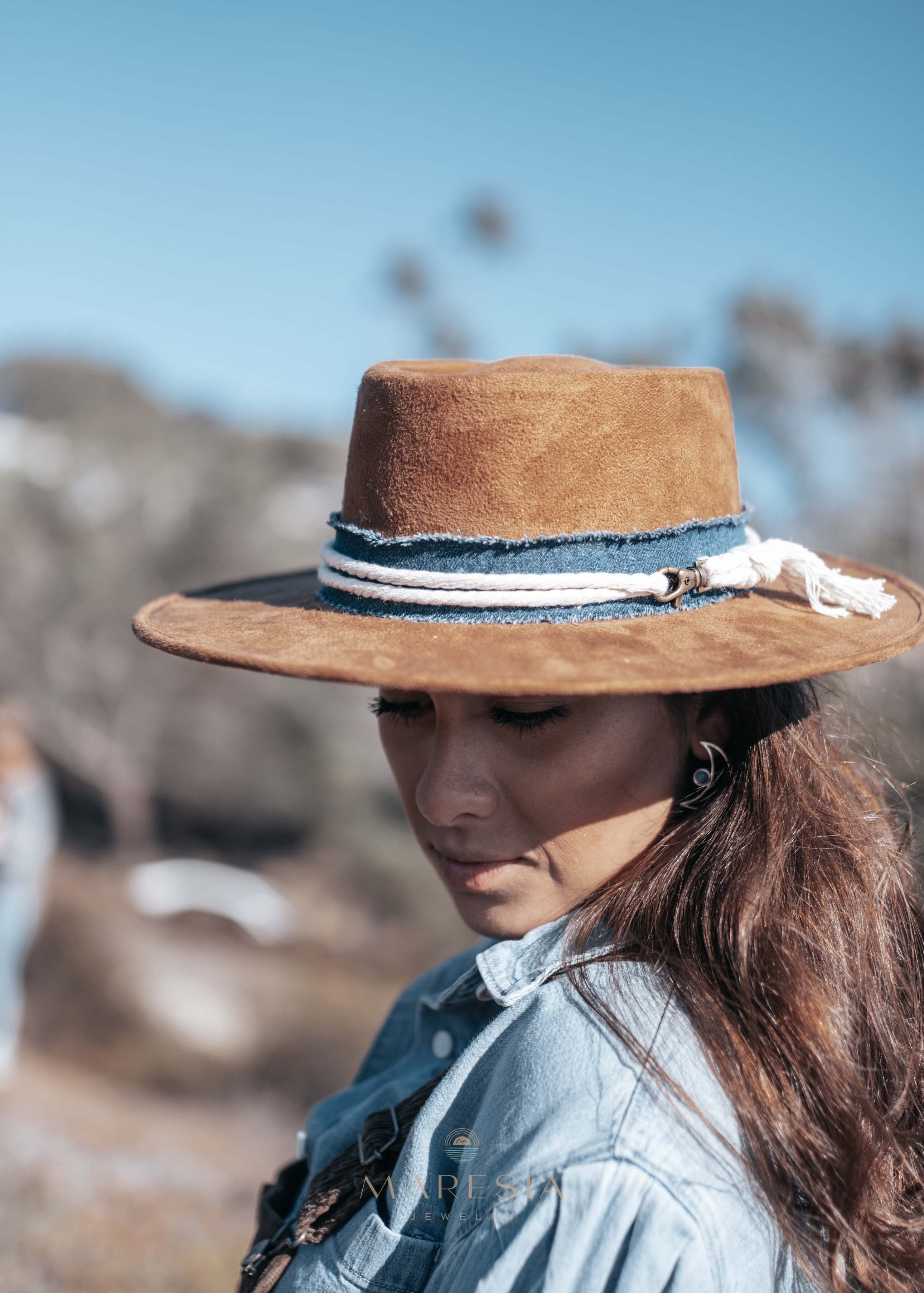 Fabiola Hat ~ Suede ~ MH019