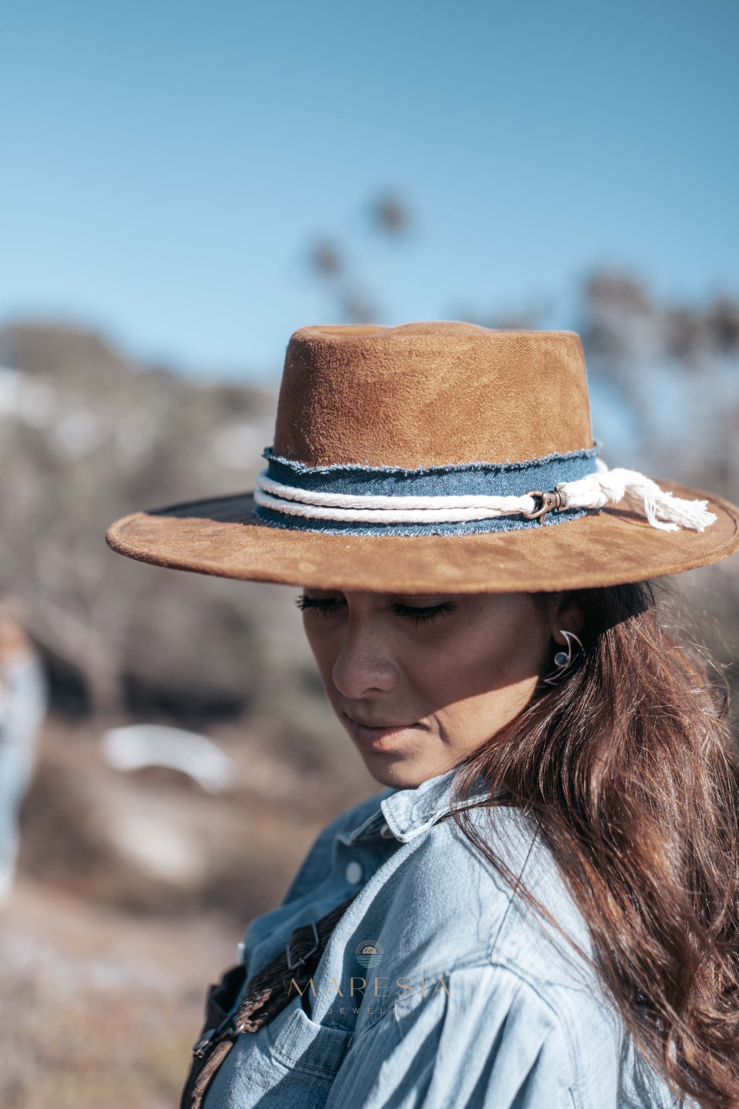 Fabiola Hat ~ Suede ~ MH019