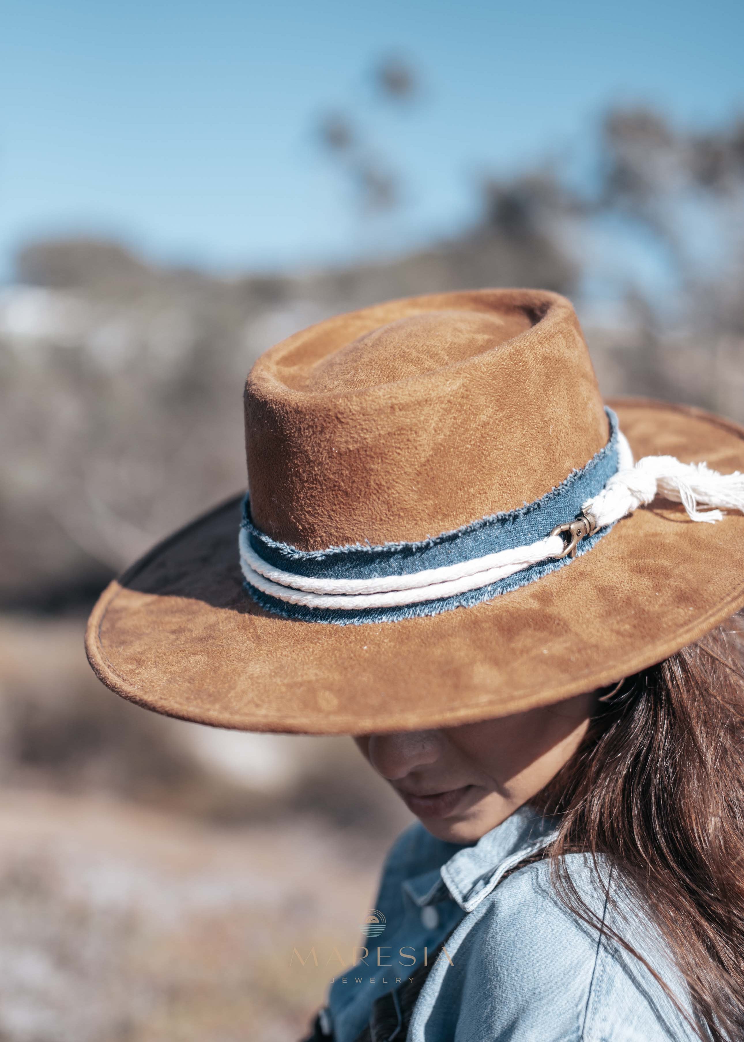 Fabiola Hat ~ Suede ~ MH019