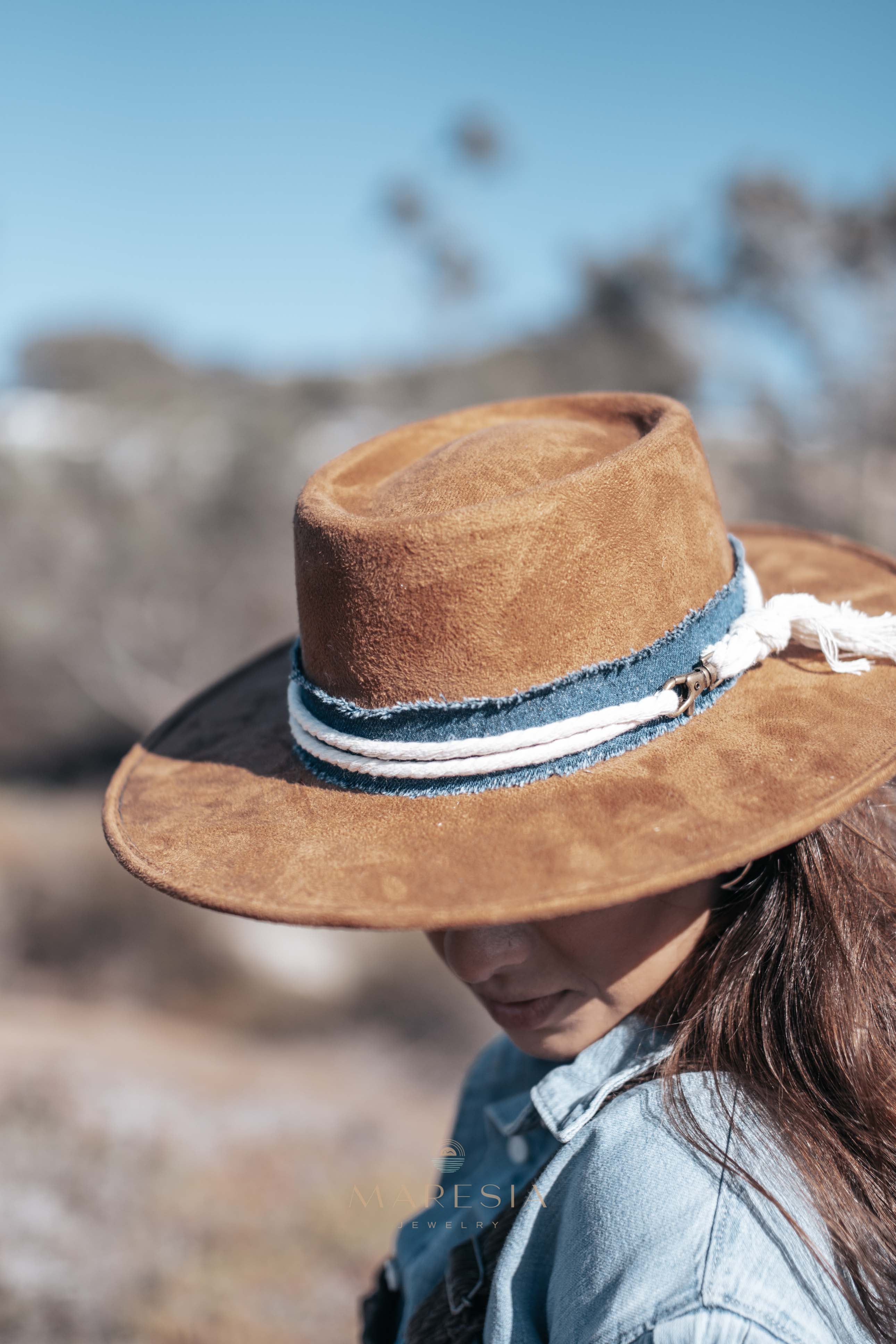 Fabiola Hat ~ Suede ~ MH019