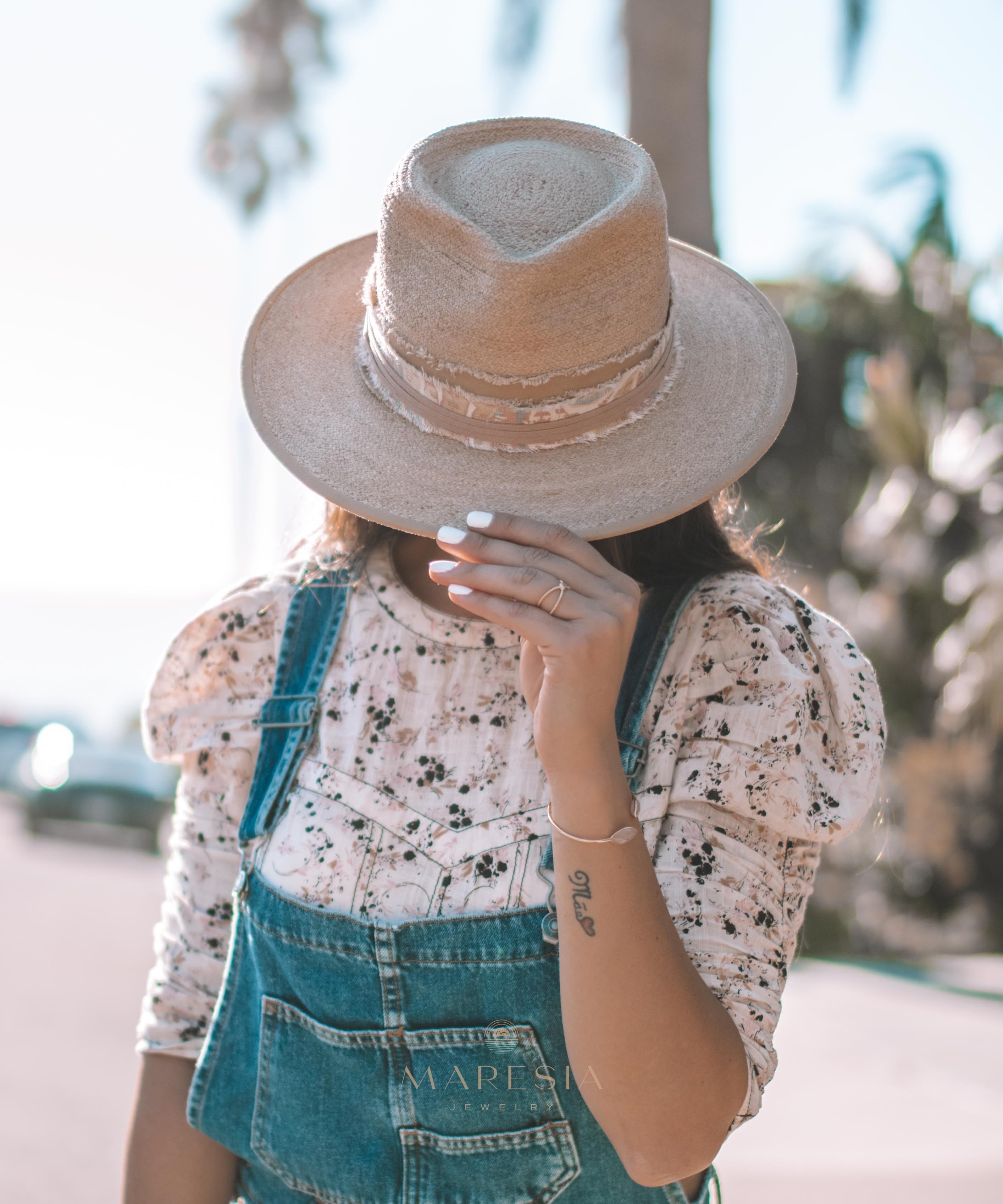 Janice Hat ~ Straw Hat ~ MH021