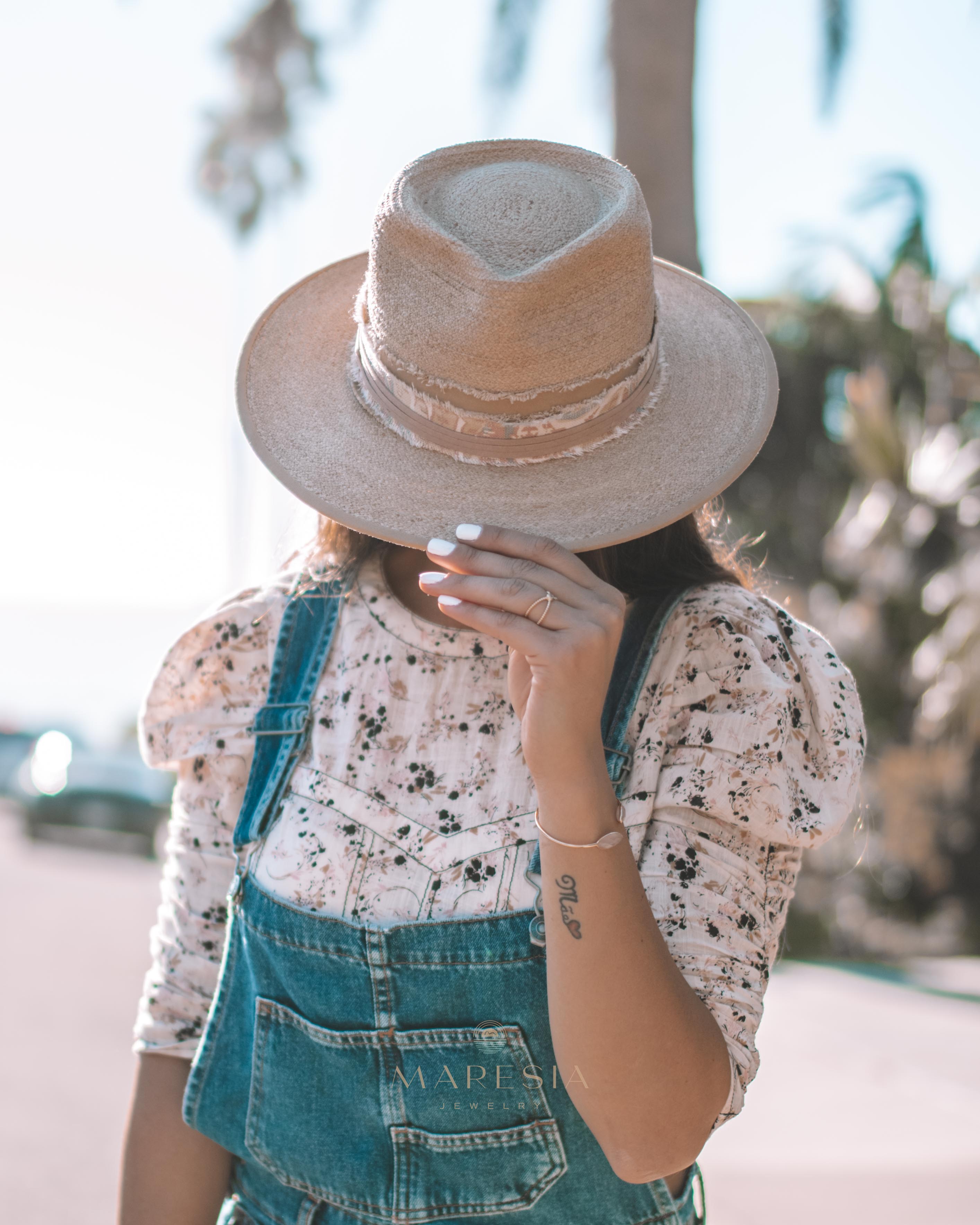Janice Hat ~ Straw Hat ~ MH021