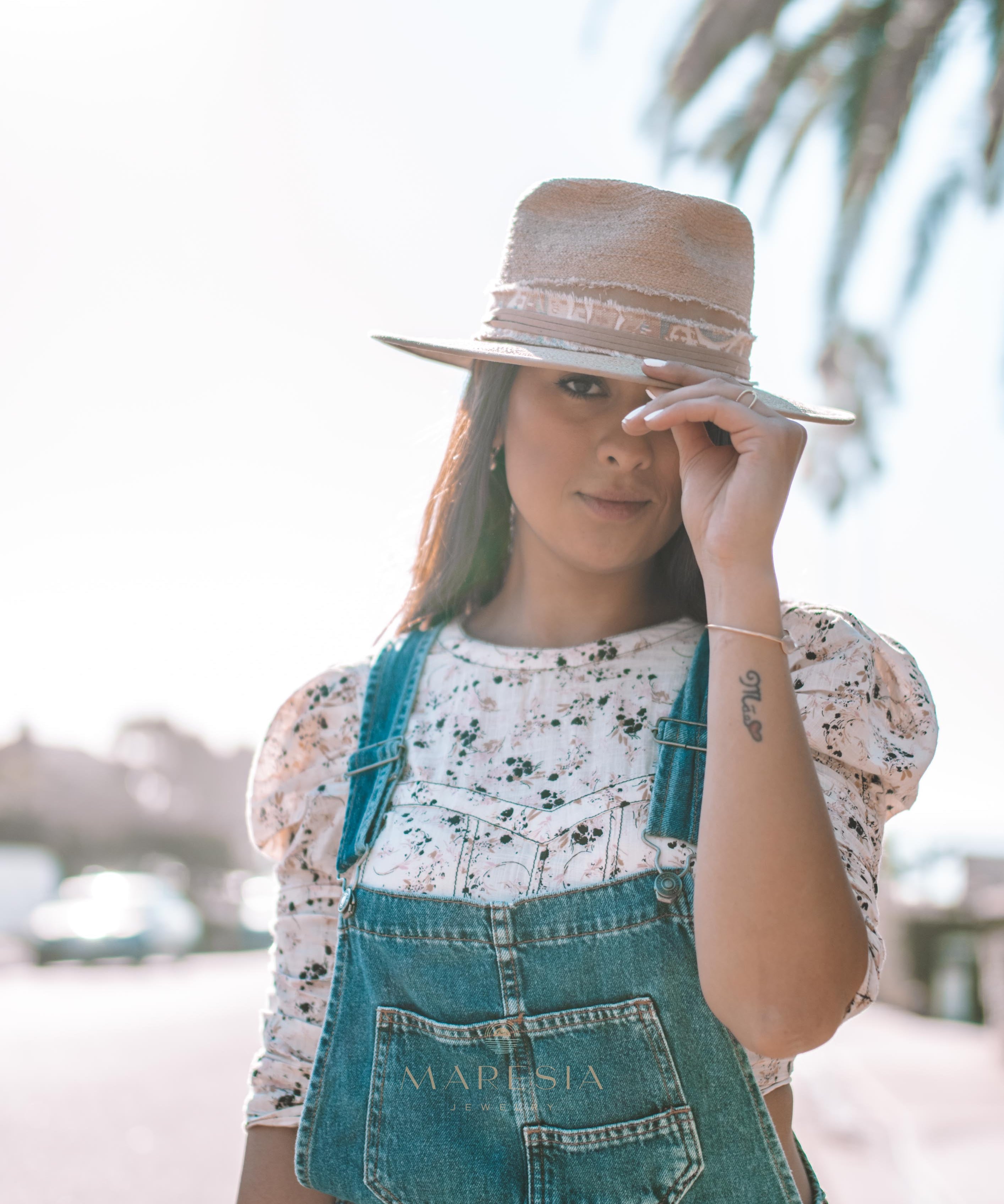 Janice Hat ~ Straw Hat ~ MH021