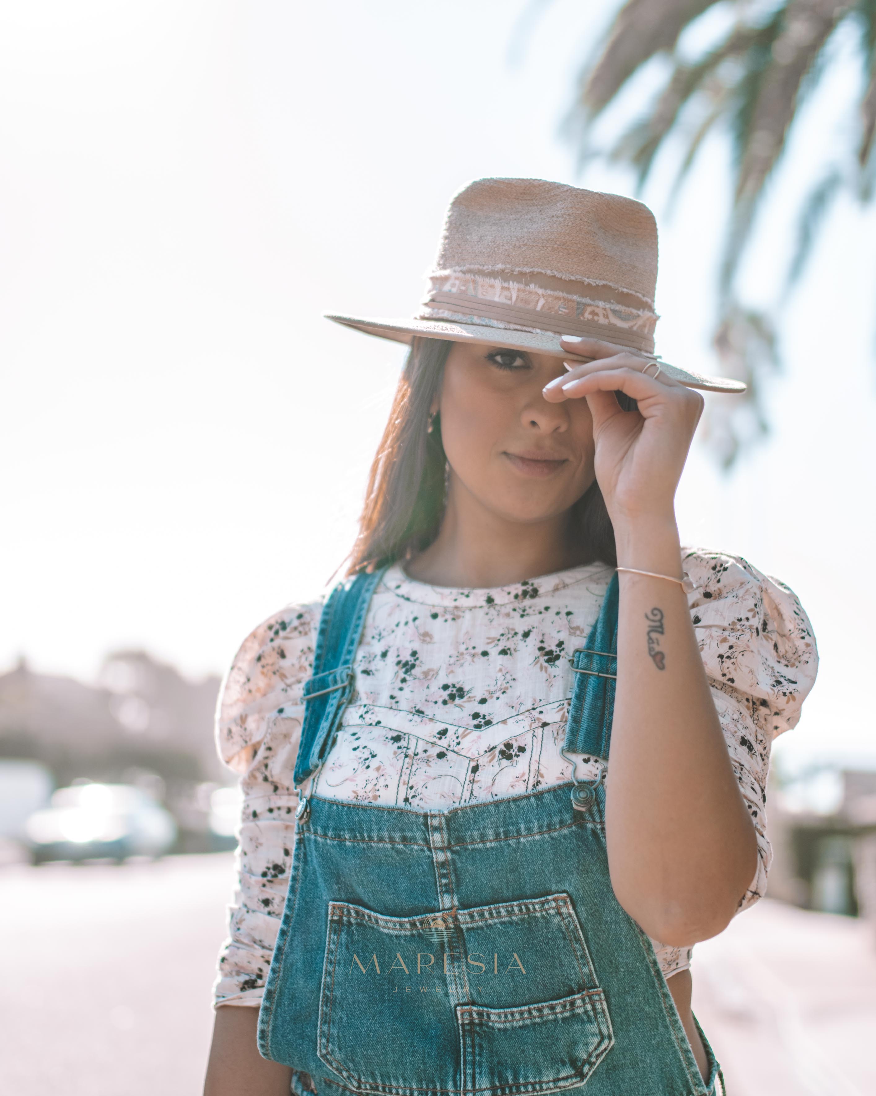 Janice Hat ~ Straw Hat ~ MH021