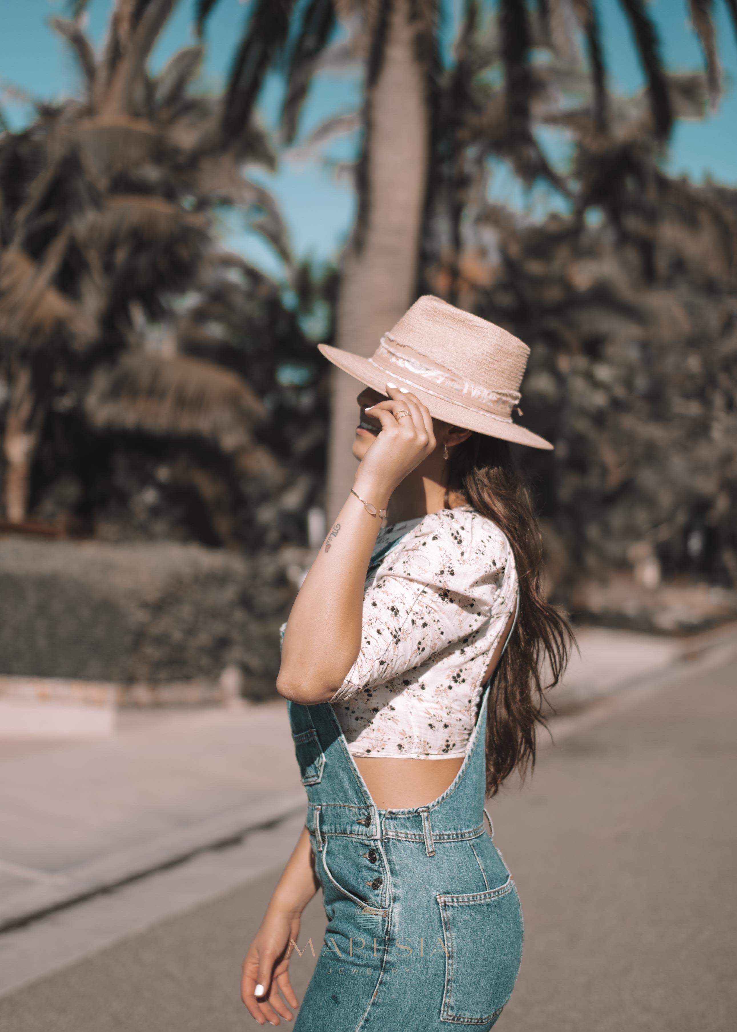 Janice Hat ~ Straw Hat ~ MH021