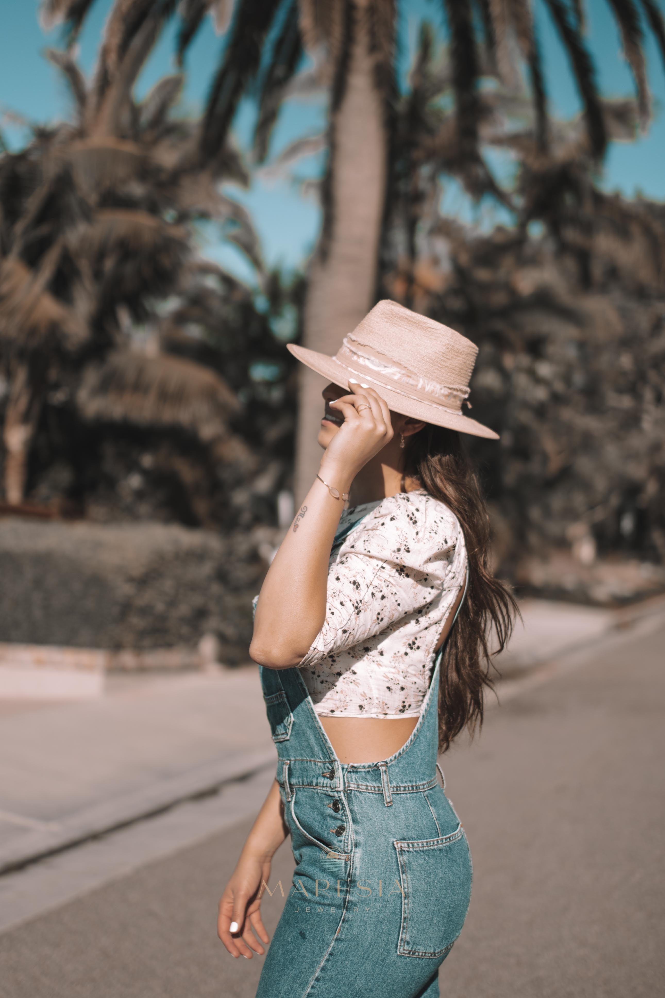 Janice Hat ~ Straw Hat ~ MH021