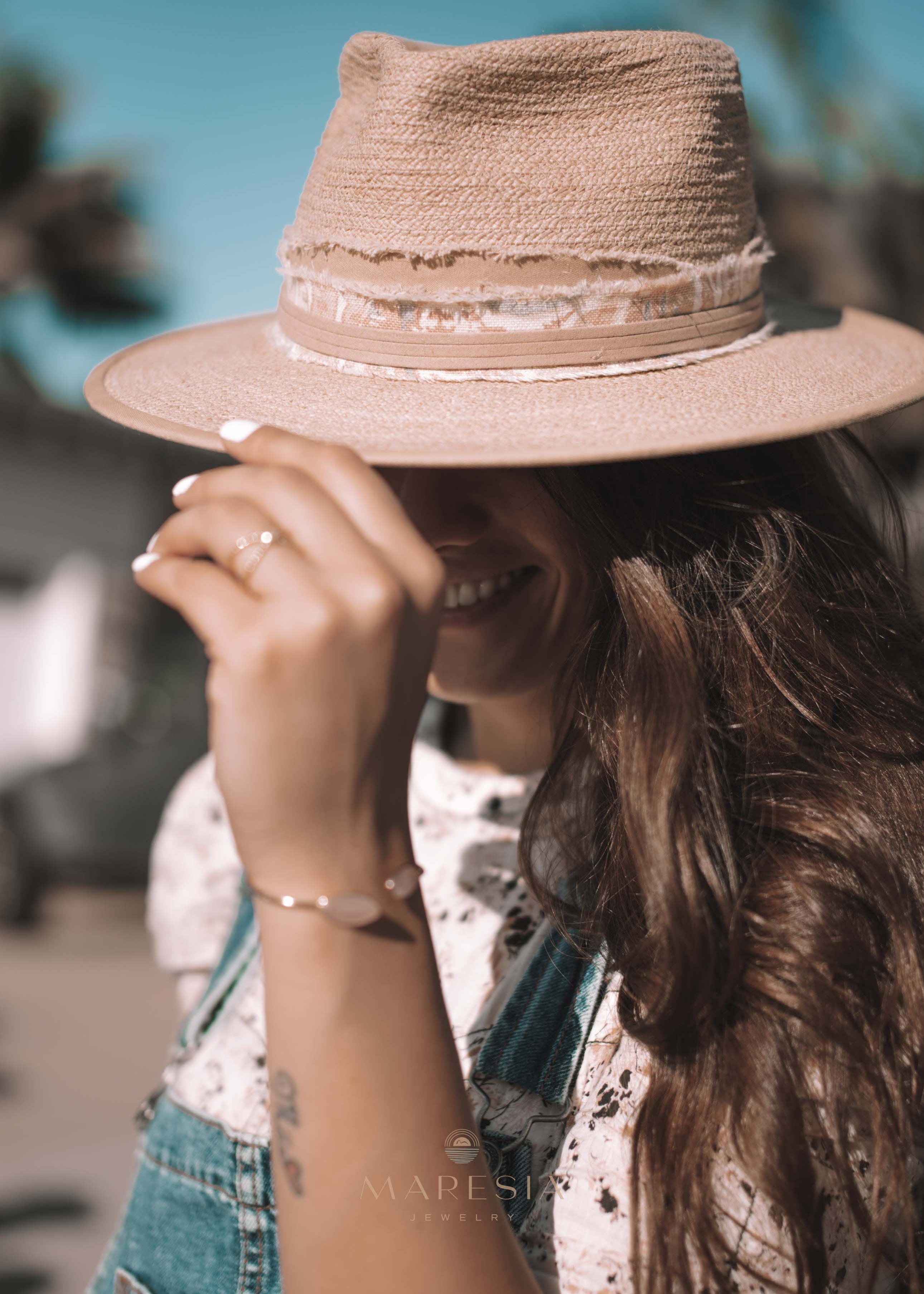 Janice Hat ~ Straw Hat ~ MH021
