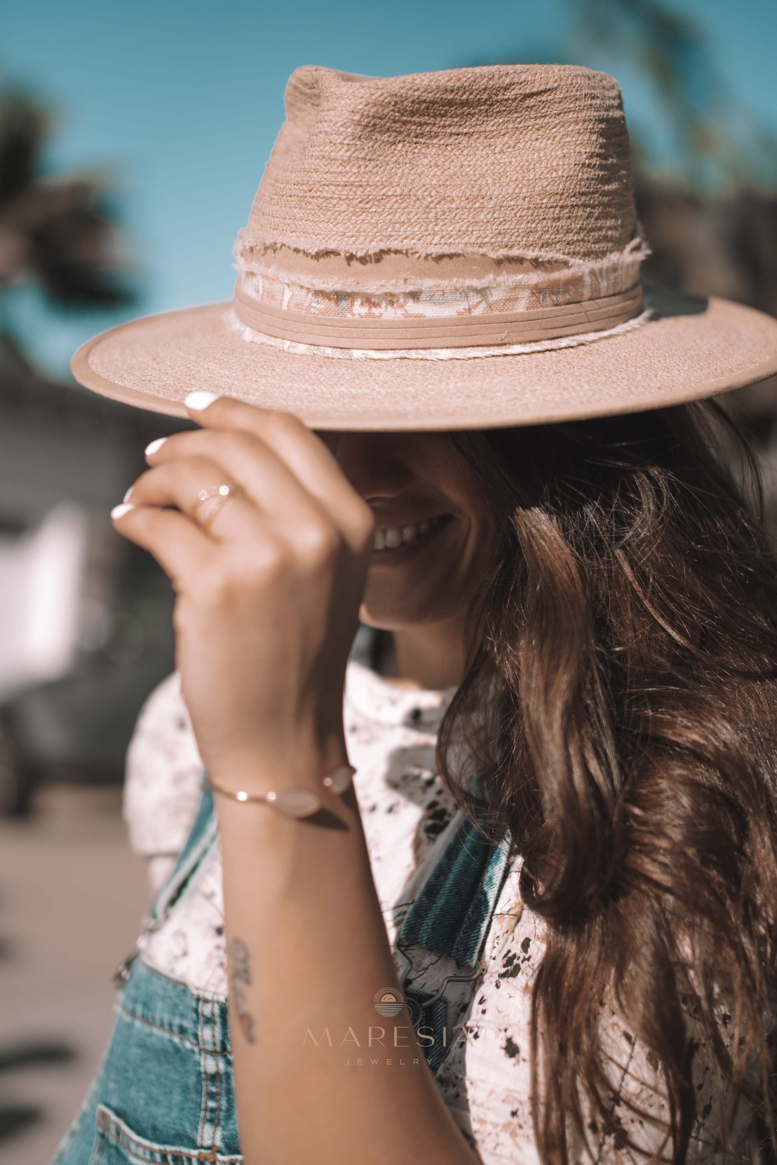 Janice Hat ~ Straw Hat ~ MH021